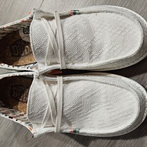 Hey Dude White Casual Shoes